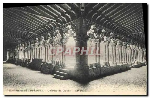Cartes postales Musee de Toulouse Galeries du Cloitre
