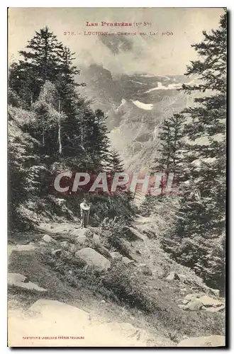 Cartes postales Luchon Chemin du Lac d'Oo