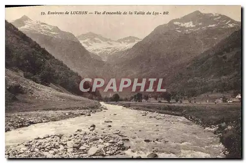 Ansichtskarte AK Environs de Luchon Vue d'Ensemble de la Vallee du Lys