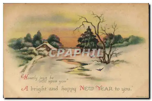 Cartes postales A bright and happy New Year to you
