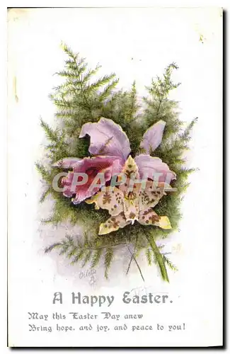 Ansichtskarte AK A Happy Easter Fleurs