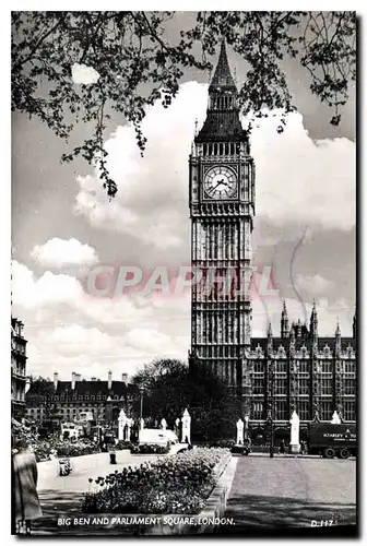 Cartes postales Big Ben and Parliamont Square London