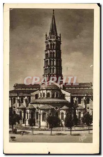 Cartes postales Pyrenees Ocean Toulouse Abside de la Basilique Saint Sernin restauree en 1855 par Viollet le Duc