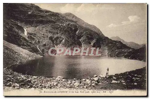 Ansichtskarte AK Environs de Luchon Le Lac Vert alt 1900 m BR 1370