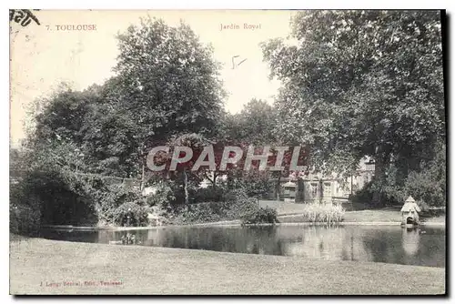 Cartes postales Toulouse Jardin Royal