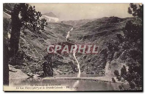 Ansichtskarte AK Environs de Luchon Lac Vert 1960 et la Grande Cascade