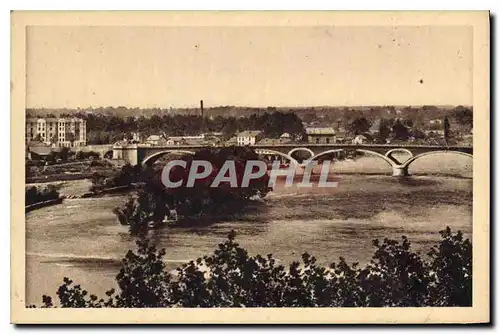 Cartes postales Toulouse Vue generale sur la Garonne