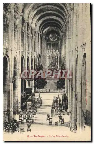 Cartes postales Toulouse  Nef de Sain Sernin