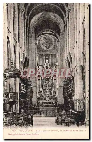 Ansichtskarte AK Toulouse Basilique St Sernin Commerces Vers 1020