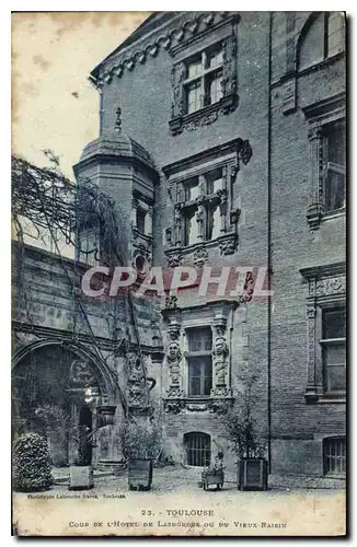 Cartes postales Toulouse Cours de L'Hotel de Lasbordes vu du Vieux Raisin