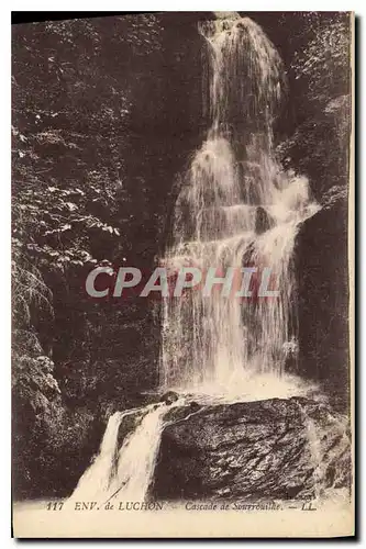 Ansichtskarte AK Env de Luchon Cascade de Souzrouilhe