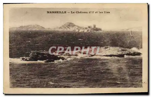 Cartes postales Marseille Le Chateau d'If et les Iles