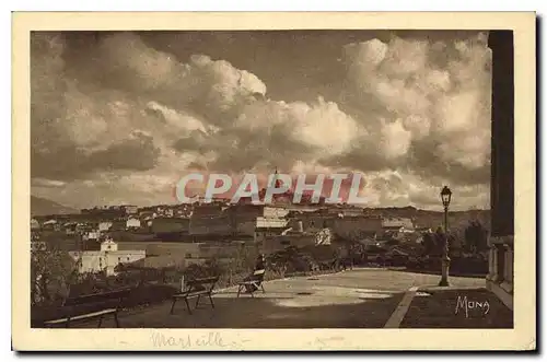 Ansichtskarte AK Les Petits tableaux de Marseille Panorama vers Notre Dame de la garde