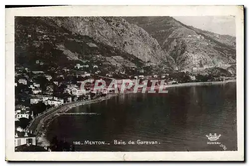 Cartes postales Menton Baie de Garavan