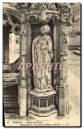 Ansichtskarte AK Bourg Eglise de Brou Mausolee de Philibert le Beau detail