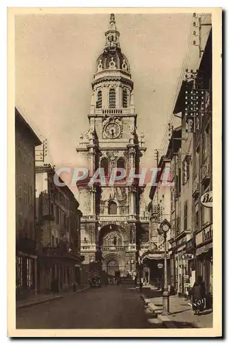 Cartes postales Bourg en Bresse Ain Rue et Eglise Notre Dame