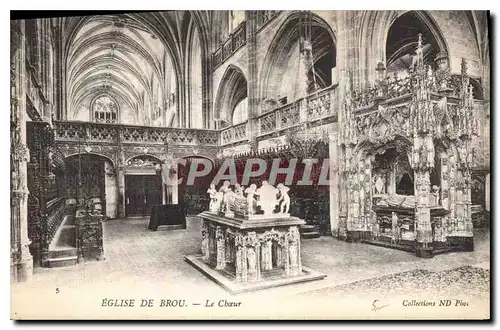 Cartes postales Bourg Eglise de Brou Le  Choeur