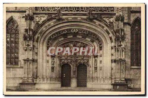 Cartes postales Bourg Ain Eglise de Brou Le Portail