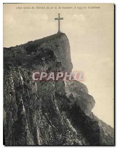 Cartes postales Crois du Nivolet de 21 m de hauteur A 1553 m d'altitude
