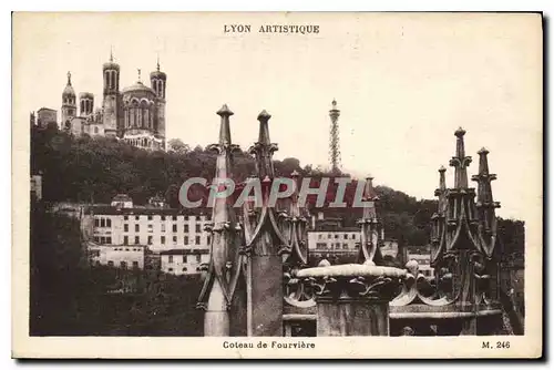 Ansichtskarte AK Lyon Artistique Coteau de Fourviere