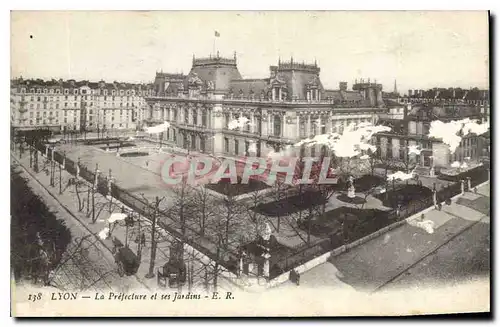 Cartes postales Lyon La Prefecture et ses Jardins