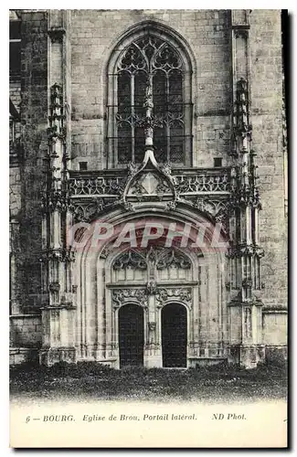 Ansichtskarte AK Bourg Eglise de Brou Portail lateral
