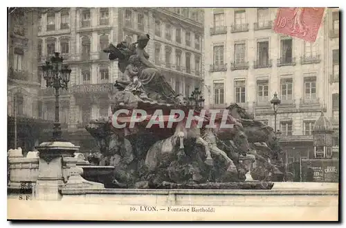 Cartes postales Lyon Fontaine Bartholdi