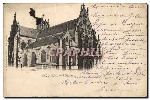 Cartes postales Brou Ain L'Eglise