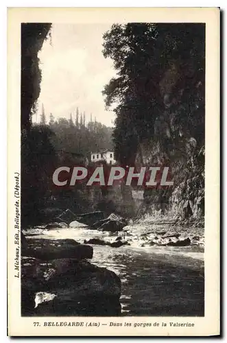 Cartes postales Bellegarde Ain Dans les gorges de la Valserine