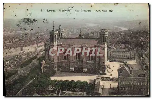 Ansichtskarte AK Lyon Fourviere Vue generale