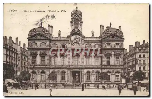 Cartes postales Lyon des Terraux l'Hotel de Ville