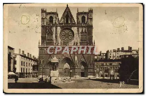 Cartes postales Lyon La Cathedrale Saint Jean construite de XII au XVI siecle