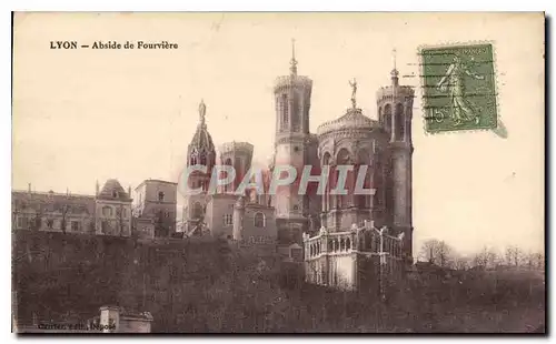 Cartes postales Lyon Abside de Fourviere