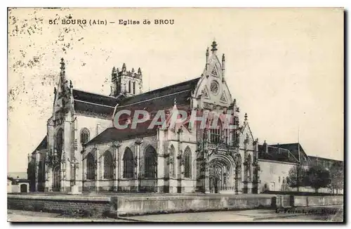 Cartes postales Bourg Ain Eglise de Brou