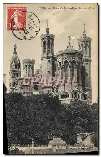 Ansichtskarte AK Lyon Abside de la Basilique de Fourviere