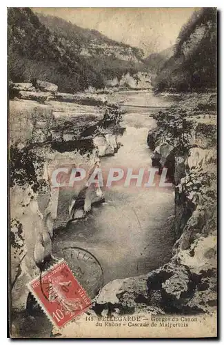 Cartes postales Bellegarde Gorges du CAnon du Rhone Cascade de Malportais