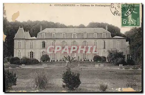 Cartes postales Coulommiers Chateau de Montagiaust