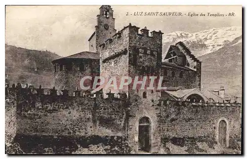Cartes postales Luz Saint Sauveur Eglise des Templiers