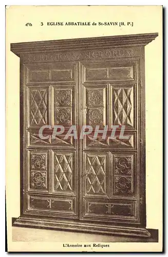 Cartes postales Eglise Abbatiale de St Savin L'Amoire aux Reliques