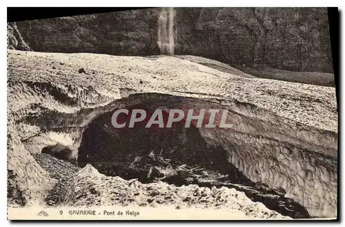 Cartes postales Gavarnie Pont de Neige