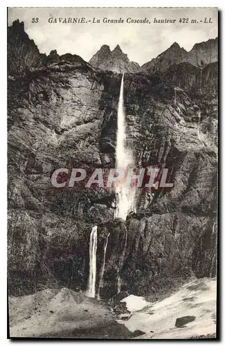 Cartes postales Gavarnie la Grande Cascade