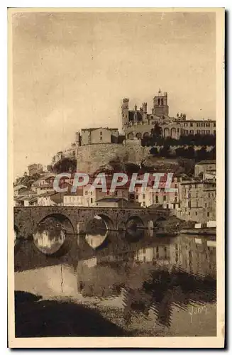 Ansichtskarte AK Beziers Herault la Ville vue des rives de l'Orb