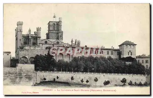 Cartes postales Beziers la Cathedrale Saint Nazairs Monument Historique