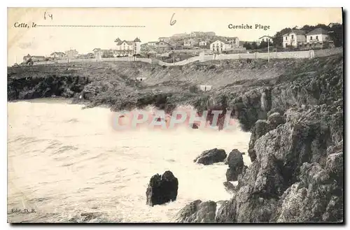 Cartes postales Cette Corniche Plage