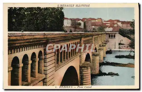 Cartes postales Beziers Pont Canal