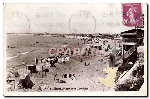 Cartes postales Sete Plage de la Corniche