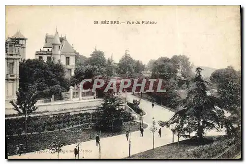 Cartes postales Beziers vue du Plateau