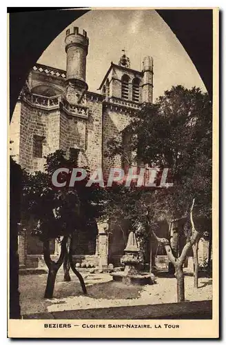 Cartes postales Beziers Cloitre Saint Nazaire la Tour