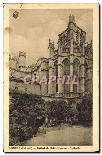 Ansichtskarte AK Beziers Herault Cathedrale Saint Nazaire l'Abside