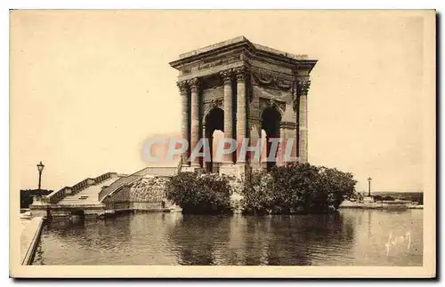 Ansichtskarte AK Montpellier Herault Jardin du Peyrou le Chateau d'Eau